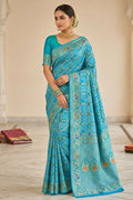 SWADESHI SOUL Silk Cotton Banarasi Sari