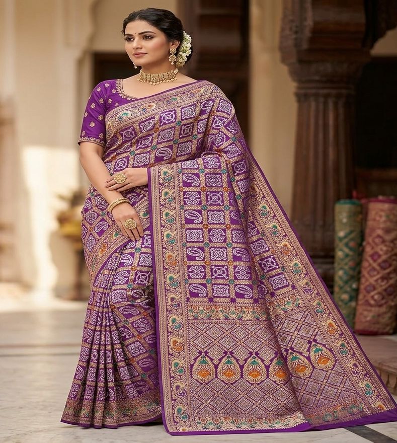 SWADESHI SOUL Silk Cotton Banarasi Sari