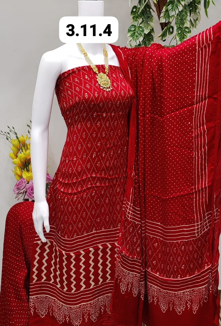 SWADESHI SOUL Ahrakh Top with Dupatta